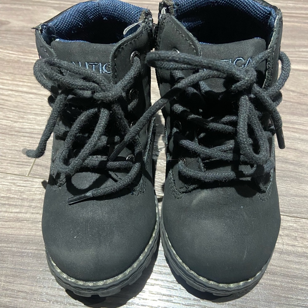 Nautica Black Suede Toddler Unisex Boots